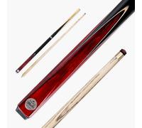 BAIZE MASTER Silver Series 57 Inch VICTORY 2 Piece Centre Joint Snooker Pool Ash Cue Set 9.5mm Tip (Red Cue Only)
