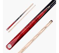 BAIZE MASTER Silver Series CONQUEST 52 Inch Junior 2 Piece Centre Joint Kids Ash Snooker Pool Cue with 9.5mm Layered Tip