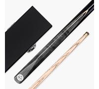 BAIZE MASTER Silver Series CONQUEST 57 Inch 2 Piece Centre Joint Snooker Pool Cue and Case Set 9.5mm Tip with Black Hard Case (Grey)