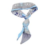 baizhong Reproduction monogrammed silk scarf, headband ponytail, silk scarf belt, bow wrap (SJ-changtiao-40, 150cm*15cm)