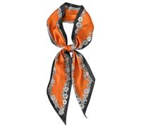 baizhong Reproduction monogrammed silk scarf, headband ponytail, silk scarf belt, bow wrap (SJ-changtiao-11, 150cm*15cm)