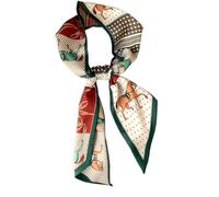 baizhong Reproduction monogrammed silk scarf, headband ponytail, silk scarf belt, bow wrap (sjchima, 150cm*15cm)