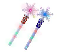 Baizongyang Light Up LED Wand,New Super Bright Flashing Star Wands,Magic Wand Rotating Toy for Girls and Boys christmas & birthday gift (2PCS