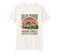 Baja Bound Pacific Coast Road Trip & Surf Premium T-Shirt