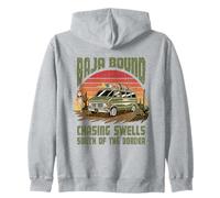 Baja Bound Pacific Coast Road Trip & Surf Zip Hoodie