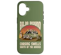 Baja Bound Surf Trip Mexico Sunset Case for iPhone 16