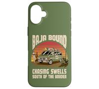 Baja Bound Surf Trip Mexico Sunset Case for iPhone 16 Plus