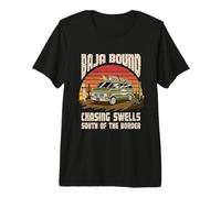Baja Bound Surf Trip Mexico Sunset Premium T-Shirt