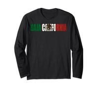 Baja California Mexican States Flags Vintage Mexican Roots Long Sleeve T-Shirt