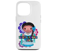Baja California Sur Muñeca Lelé, Handmade Mexican Rag Doll Case for iPhone 13 Pro