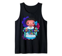Baja California Sur Muñeca Lelé, Handmade Mexican Rag Doll Tank Top