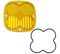 Baja Designs Lens Kit for Squadron Pro and Sport LED Light - Optical Lens with Silicone O-Ring, Easy Installation, Waterproof, Dustproof (Driving/Combo, Baja Amber)