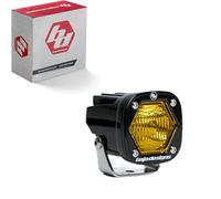 Baja Designs S1 Trail Black LED Light Pod for Dual Sport, Motorcycles, and Dirtbikes (Trail Lens; Baja Amber)