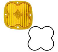 Baja Designs Squadron (Pro and Sport) LED Lens Kit, 1 Pack (Wide Cornering; Amber Lens)