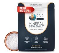 Baja Gold Mineral Sea Salt - Unrefined Mineral-Rich Sea Salt, 454g -Natural Grain Crystals packed with Trace Minerals, Ideal for Gourmet Cooking, Healthy Eating, and Versatile Applications