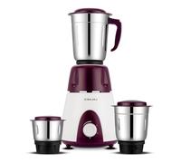 Bajaj Indian Mixer Grinder 3 Jars, Black GX3701, Classic, Herculo, Ivora Rex 500 750W, 1000W, 500W (Rex 500 Purple)