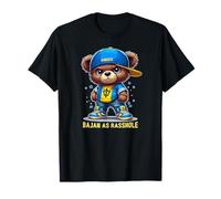 BAJAN AS RASSHOLE Cute Teddy Bear Barbados Flag Souvenir T-Shirt