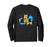 Bajan No Behaviour Barbadian Flag Barbados Soca Carnival Long Sleeve T-Shirt