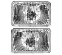 Bajato Tractor Headlights Assemblies with 12v Bulbs Competitive for David Brown | JD Tractor Lights 7600 7700 7800 7610 7710 7810 6100 100 6200 6200 6300 6400 6400 6506 6600 Lights Lens Color Clear