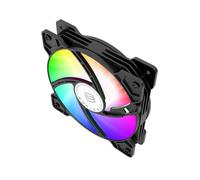 BAJEAL 12cm Chassis Cooling Fan 4P Interface Chassis Fan Computer Chassis Cooling Colorful Lights Mute Multi-Function Fan,10 Set