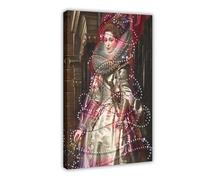BAJHTGHG Altered Victorian Portrait Canvas Poster Wall Art Print Picture Paintings 24x36inch(60x90cm)
