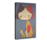 BAJHTGHG Calico Whispers Canvas Poster Wall Art Print Picture Paintings 16x24inch(40x60cm)