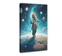 BAJHTGHG Hindu Elephant God Universe Earth Canvas Poster Bedroom Decor Landscape Decor Gift 16x24inch(40x60cm)