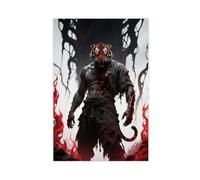 BAJHTGHG In The Terrifying, Dark, Bloody Hell of The Tiger Man Canvas Poster Bedroom Decor Landscape Decor Gift 12x18inch(30x45cm)