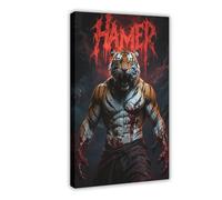 BAJHTGHG In The Terrifying, Dark, Bloody Hell of The Tiger Man Canvas Poster Wall Art Print Picture Paintings 20x30inch(50x75cm)