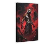 BAJHTGHG In The Terrifying, Dark, Bloody Hell of The Tiger Man Canvas Poster Wall Art Print Picture Paintings 20x30inch(50x75cm)