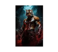 BAJHTGHG In The Terrifying, Dark, Bloody Hell of The Tiger Man Canvas Poster Wall Art Print Picture Paintings 16x24inch(40x60cm)
