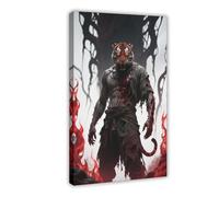 BAJHTGHG In The Terrifying, Dark, Bloody Hell of The Tiger Man Canvas Poster Wall Art Print Picture Paintings 08x12inch(20x30cm)