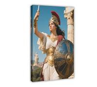 BAJHTGHG The Warrior Queen of Wisdom Canvas Poster Bedroom Decor Landscape Decor Gift 24x36inch(60x90cm)