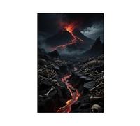 BAJHTGHG Welcome to The Land of Soul Corruption Canvas Poster Bedroom Decor Landscape Decor Gift 16x24inch(40x60cm)