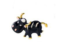 BAJIE brooch Cute Pet Porcupine Pig Shape Brooch Enamel Crystal Gold Jewelry Pin Girl Boy Clothes Suit Scarf Hat Accessory