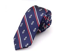 BAJIE Men's tie Wedding Married Men'S Casual Tie Anchor Jacquard Korean Ultra Narrow Tie 5-6Cm