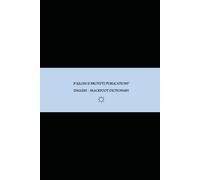 B'ajlom ii Nkotz'i'j Publications' English - Blackfoot Dictionary