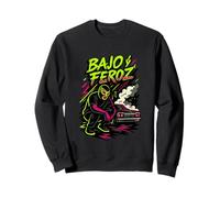 Bajo y Feroz Lucha Street Art Mexican Low rider Sweatshirt