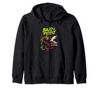 Bajo y Feroz Lucha Street Art Mexican Low rider Zip Hoodie