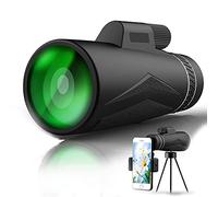 BAK4 HD High Power 12x50 with Smartphone Holder and IPX7 Waterproof Tripod for Climbing, Bird Watching, Concerts, Soccer Happy Gift