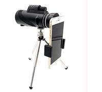 BAK4 Monocular Compact Telescope-High Power Zoom Monocular Telescope,8x Magnification Zoom Lens Telescope High Definition,with Smartphone Holder Tripod,