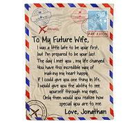 Bakaevsm Couple Poster Tin Sign To My Future Wife Art Hanging Poster Wedding Poster Living Room Room Club Gift For Lover Beg Wedding Gift 8x12 Inches
