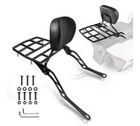 BAKAFOH Detachable Rear Back Rest Passenger Backrest with Luggage Rack Set Fit for The Can-Am Spyder F3 F3-S F3-T 2015-2025 Accessories(Glossy Black Style)