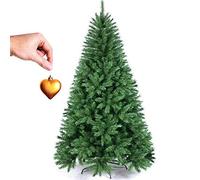 Bakaji Christmas Tree Pine of Wishes High 210 cm with metal base 975 Tips Inserted and Hooked, Realistic