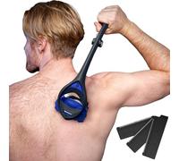 BakBlade Men's Back Shaver, Extra Long 23" Handle for Painless, Close Shaving | The Ultimate Men's Back Shaver with + 3 Replacement Disposable Blades