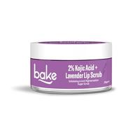 BAKE 2% Kojic Acid Lavender Lip Scrub For Dark, Pigmented Lips With Sugar Granules For Dry & Pink Lips, For Men & Women - 25G