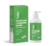 BAKE 2% Salicylic Acid & 3% Niacinamide Face Wash for Oily Acne Prone Skin, Treats Active Acne & Fades Acne Marks & Dark Spots, Daily Anti Acne Face Wash - 100ml