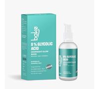 BAKE 8% Glycolic Acid Serum With Aha Bha & Lactic Acid | Improve Uneven Skin Tone, Pigmentation Solution, Unclogs Pores, Reduces Blackheads | Overnight Peeling Serum | For Women & Men | 30Ml