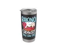 Bake Baking Cake Baking It's Chemistry You Can Eat Stainless Steel Insulated Tumbler