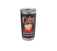 Bake Baking Cake Cake is Always The Answer The Question is Stainless Steel Insulated Tumbler